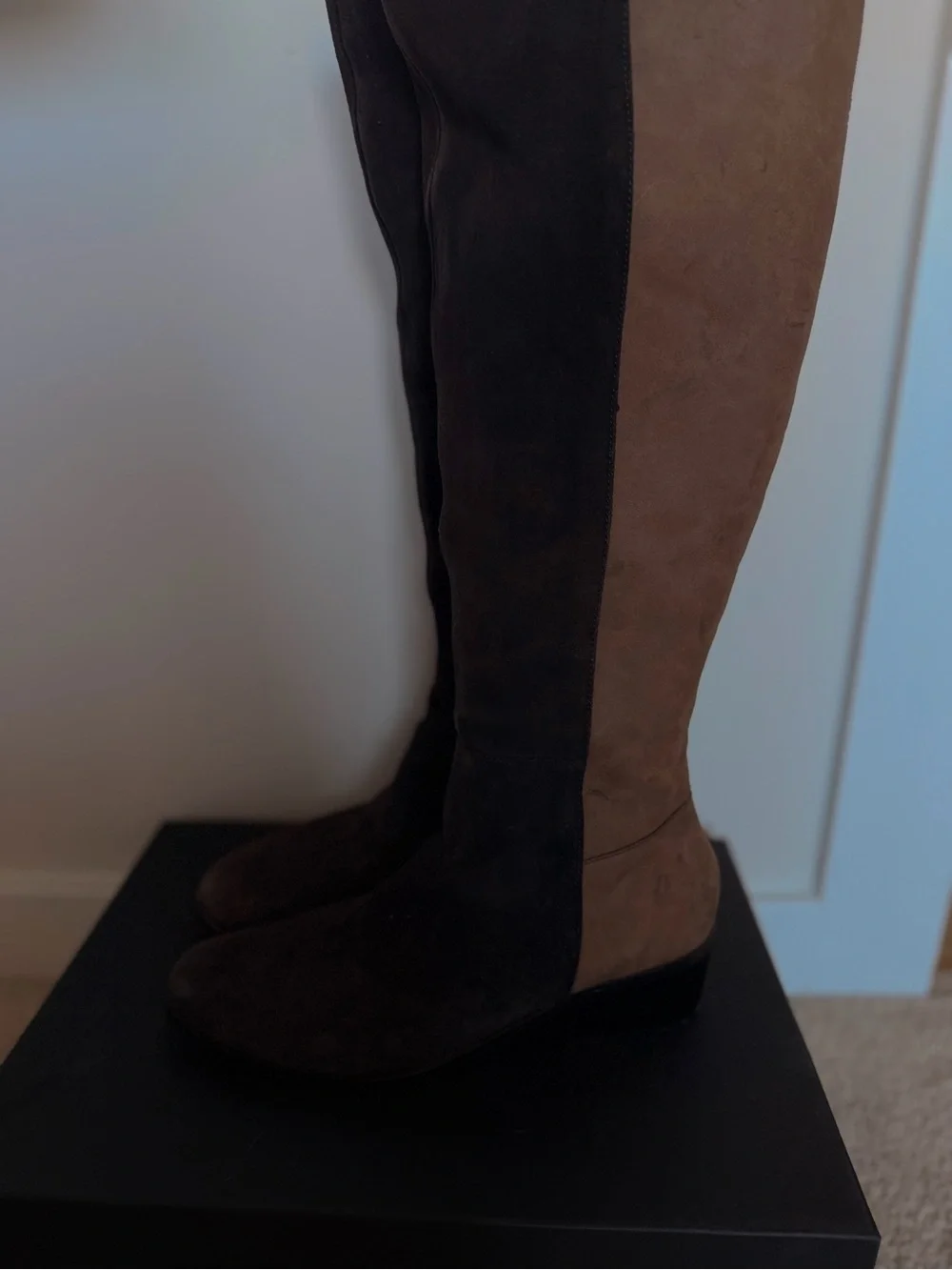 Rockport TruTech Super Comfortable Padded Two-Tone Knee-High Boots